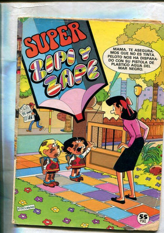 Super Zipi y Zape numero 092: Benito Boniato: estudia bachillerato (Fresno, 6 paginas) + Poster central