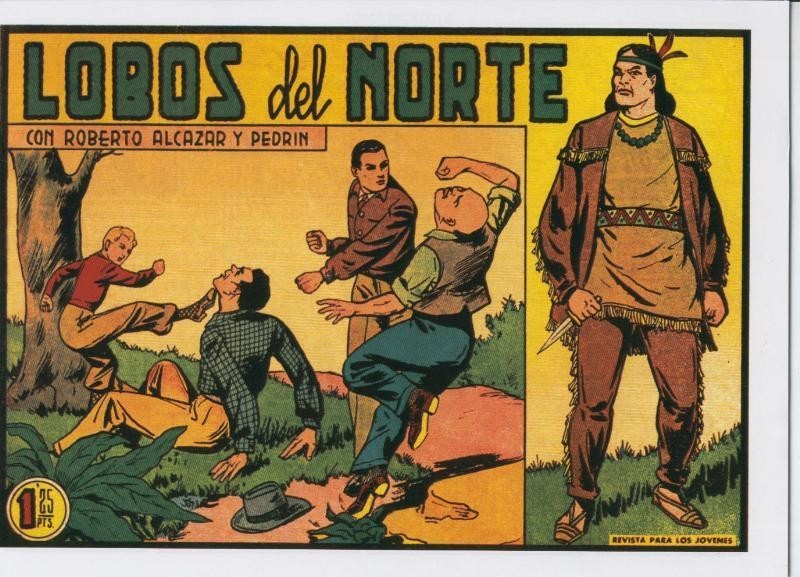 Roberto Alcazar y Pedrin facsimil numero 0341: Lobos del norte
