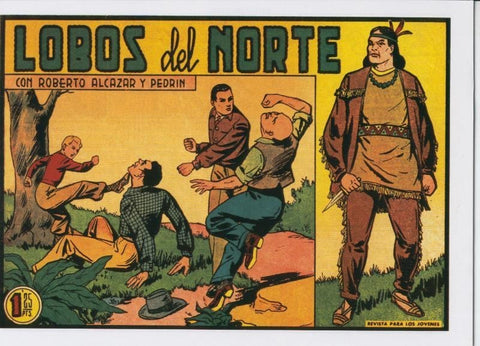 Roberto Alcazar y Pedrin facsimil numero 0341: Lobos del norte
