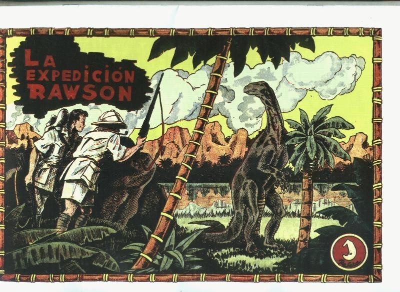 La expedicion Rawson (trasera cromo de Bustos del Sevilla)