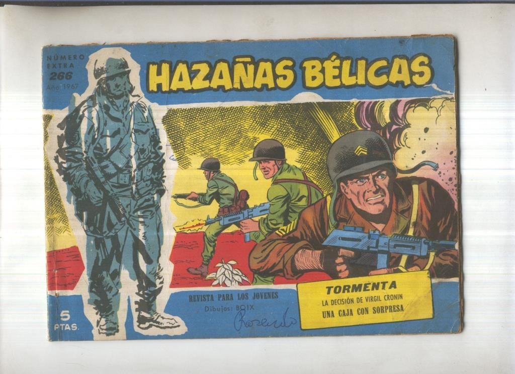 Hazañas Belicas Azules numero 266: Tormenta-La decision de Virgil Cronin y