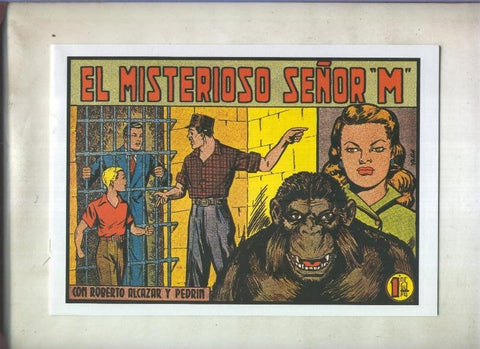 Roberto Alcazar y Pedrin facsimil numero 0262: El misterioso señor M