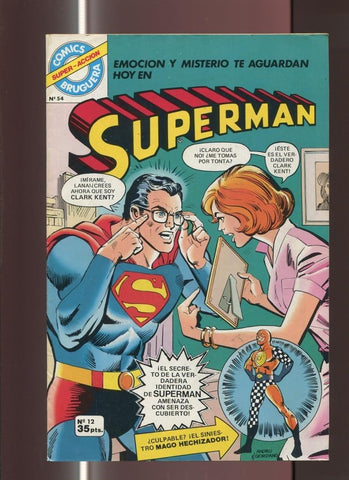 Comics Bruguera Superman numero 12 (numerado 2 en trasera)