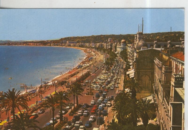 Postal 010023: Paseo de los ingles de Niza, costa azul, francia
