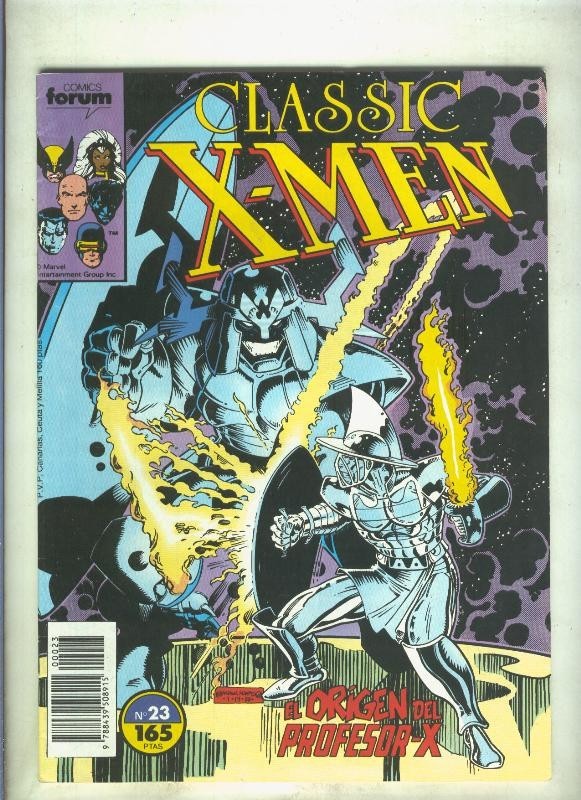 Classic X Men volumen 1 numero 23: guerra siquica (numerado 2 en trasera)