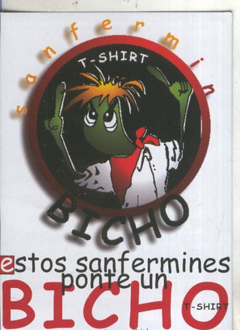 Postal 5807 : Publicitaria estos sanfermines ponte un Bicho