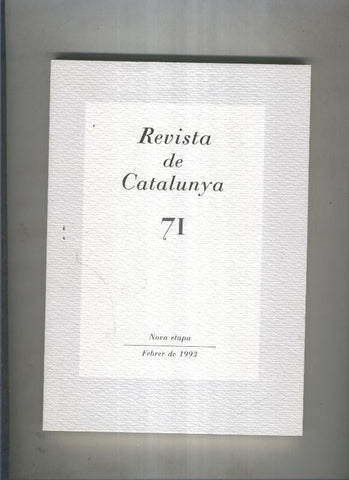 Revista de catalunya numero 071