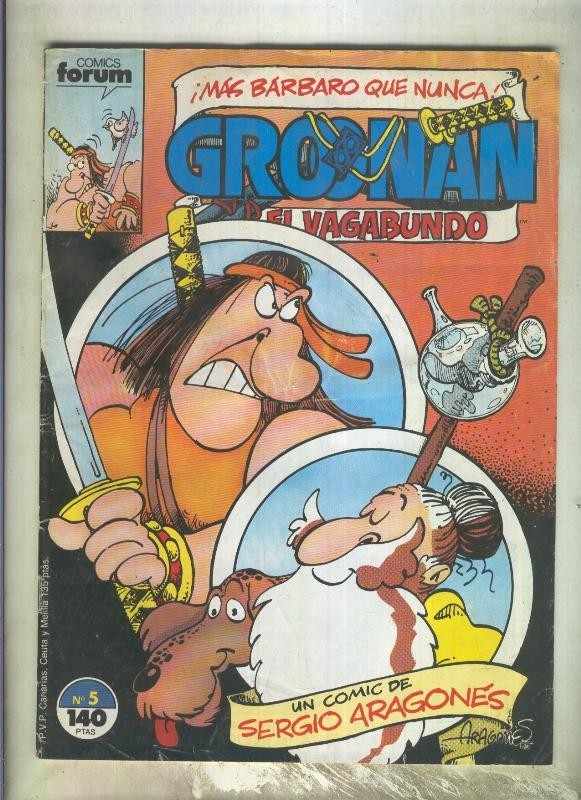 Groonan el vagabundo numero 05 (numerado 1 en trasera)