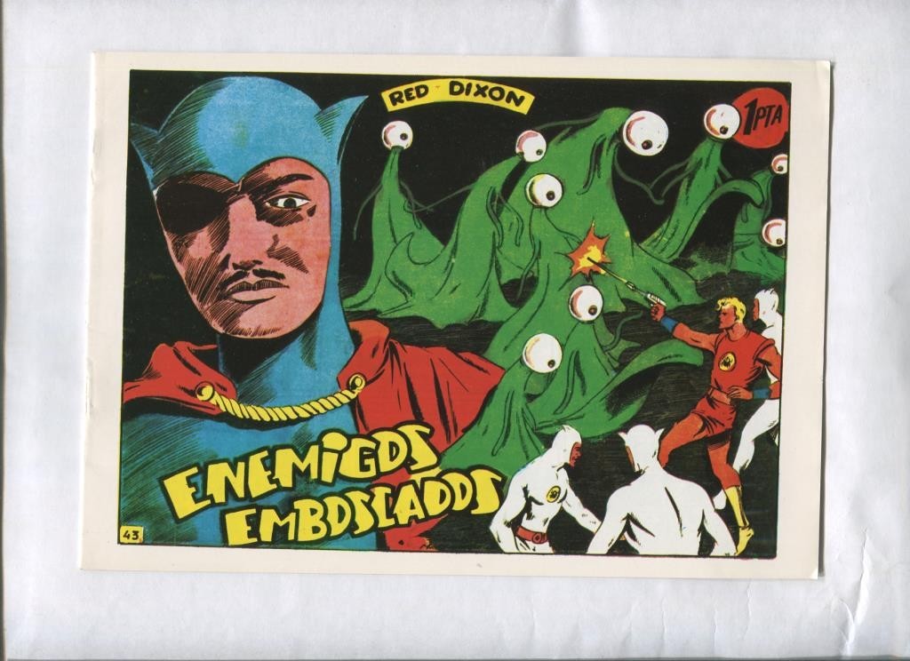 Facsimil: Red Dixon primera serie numero 43: Enemigos emboscados