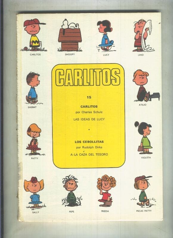 Carlitos y los Cebollitas numero 15 (no conserva la cubierta)