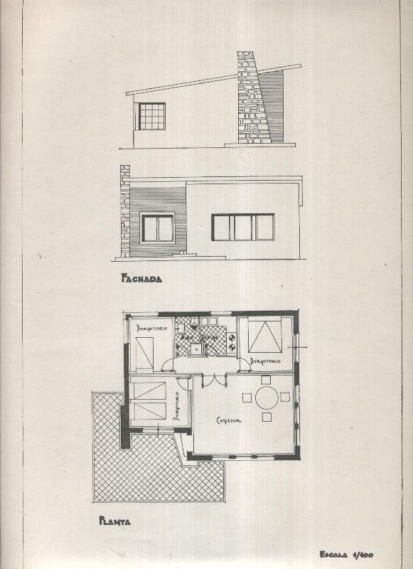 Planos modernos de Villas y Chalets modelo numero 03