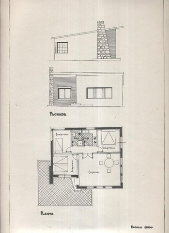 Planos modernos de Villas y Chalets modelo numero 03