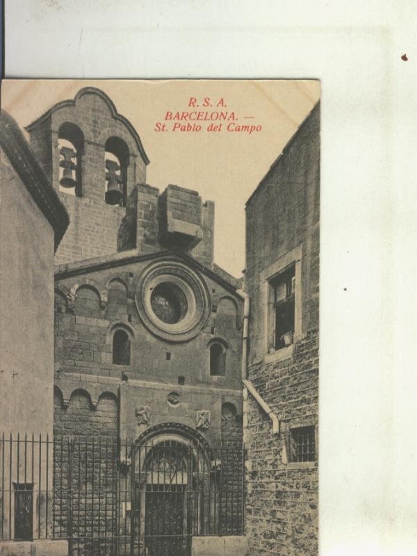 Postal 010473:  Iglesia de San Pablo del Campo en Barcelona