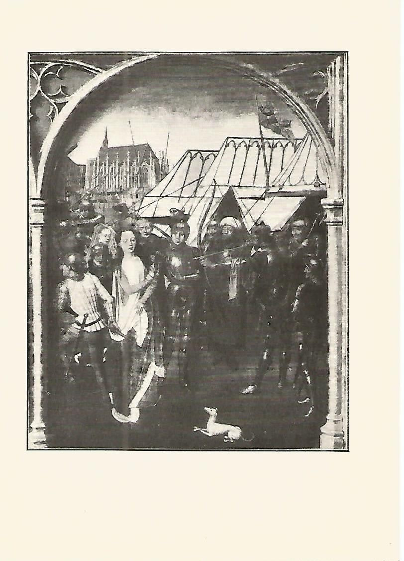 Lamina 523: MEMLING. La muerte de Santa Ursula