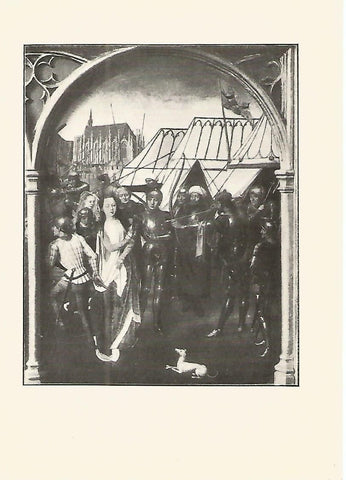 Lamina 523: MEMLING. La muerte de Santa Ursula