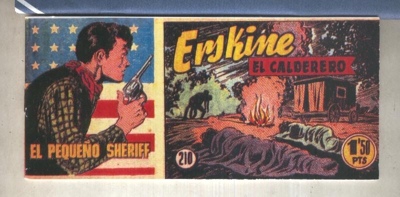El Pequeño Sheriff facsimil numero 210: Erskine el calderero