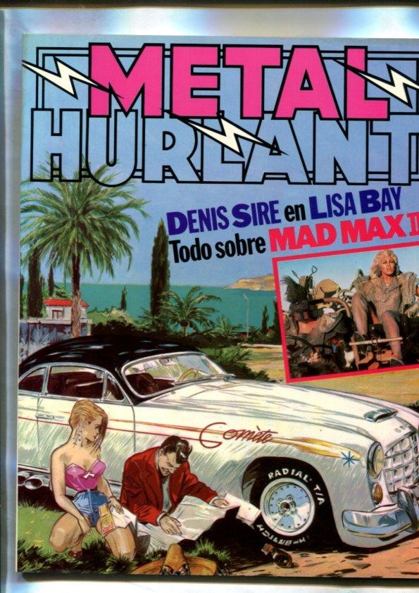 Metal Hurlant revista numero 37: Mad Max III por Dionnet