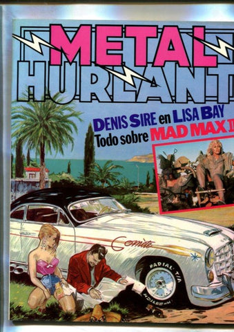 Metal Hurlant revista numero 37: Mad Max III por Dionnet