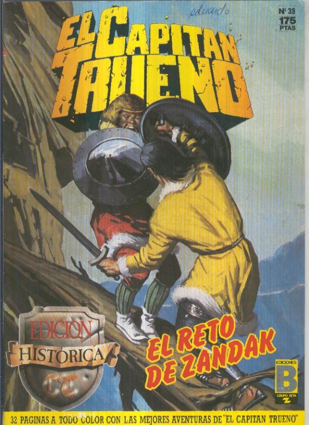 Edicion Historica El Capitan Trueno numero 039: El reto de Zandak