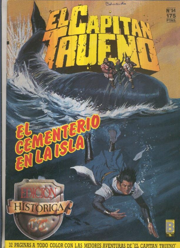 Edicion Historica El Capitan Trueno numero 054: El cementerio en la isla