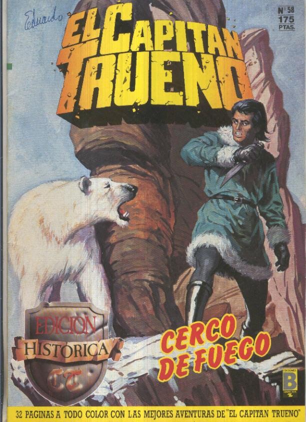 Edicion Historica El Capitan Trueno numero 058: Cerco de fuego