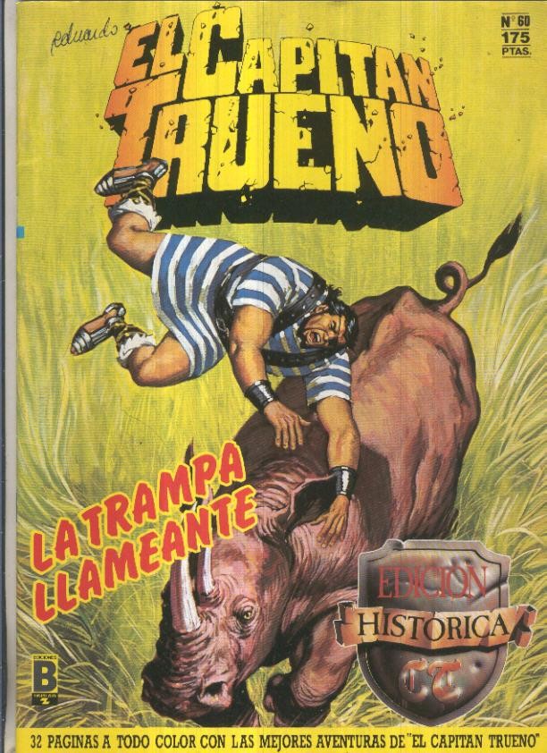 Edicion Historica El Capitan Trueno numero 060: La trampa llameante