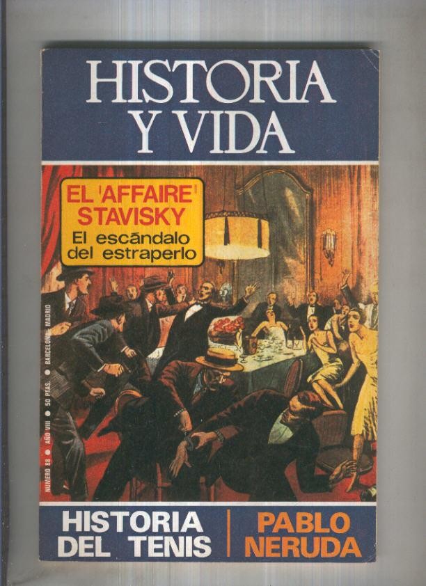 Historia y Vida revista numero 088: El affaire Stavisky