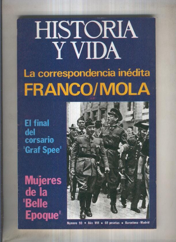 Historia y Vida revista numero 093: El final del corsario Graf Spee