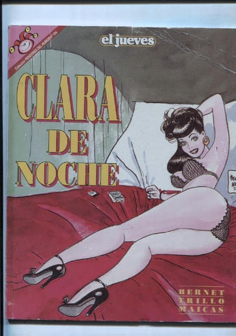 Jordi Bernet: Pendones del Humor numero 104: Clara de Noche (cubierta dobles angulo superior derecho)