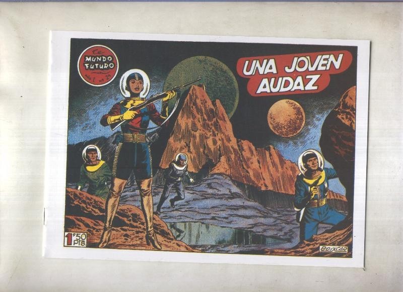 Facsimil: El Mundo Futuro numero 024: Una joven audaz