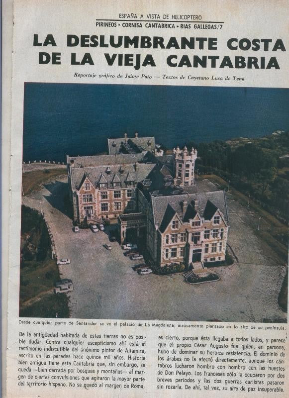 España a vista de Helicoptero: La deslumbrante costa de la vieja cantabria