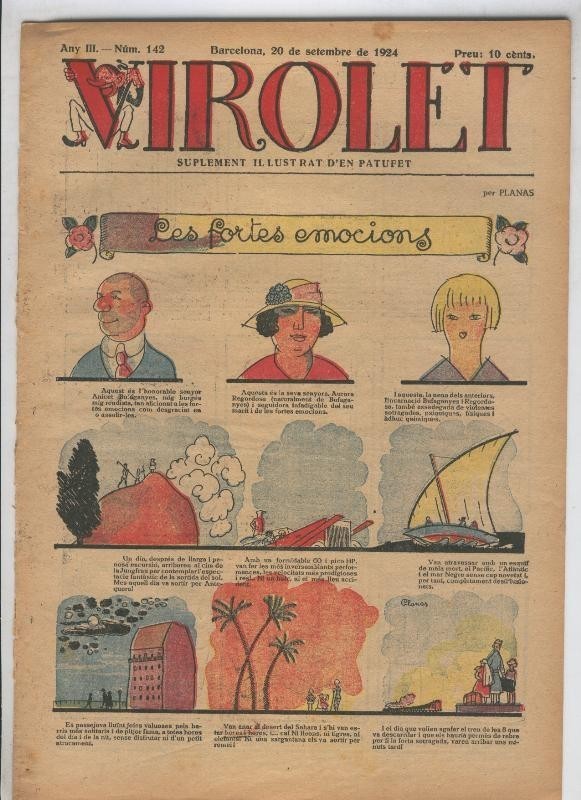 Virolet suplement illustrat d,en Patufet numero 142 del 20.09.1924