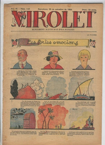 Virolet suplement illustrat d,en Patufet numero 142 del 20.09.1924