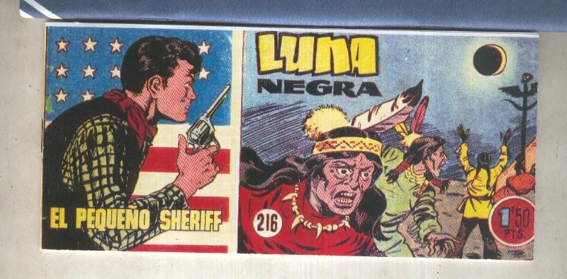 El Pequeño Sheriff facsimil numero 216: Luna negra