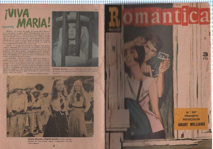 Romantica numero 207: Viva Maria con Jeanne Moreay y Brigitte Bardot