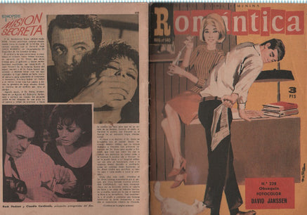 Romantica numero 228: Mision secreta con Rock Hudson y Claudia Cardinale
