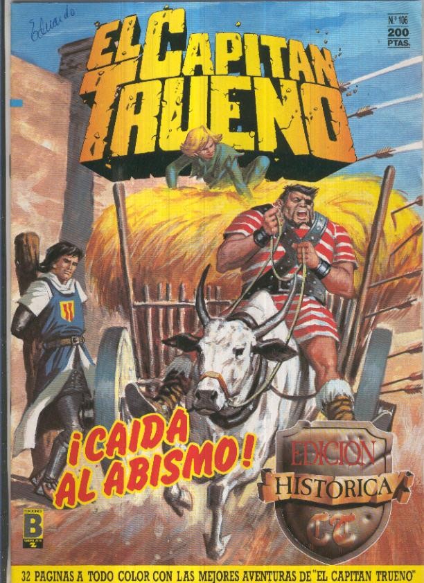 Edicion Historica El Capitan Trueno numero 106: Caida al abismo