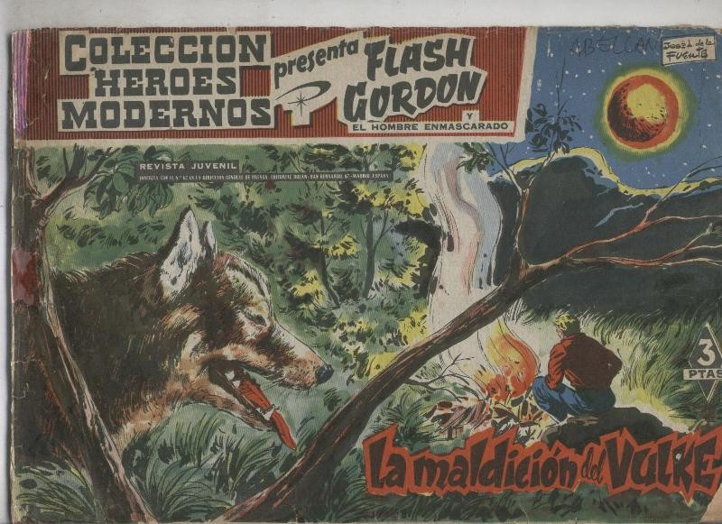 Flash Gordon-Heroes Modernos edicion 1958 numero 23: La maldicion del Vulke