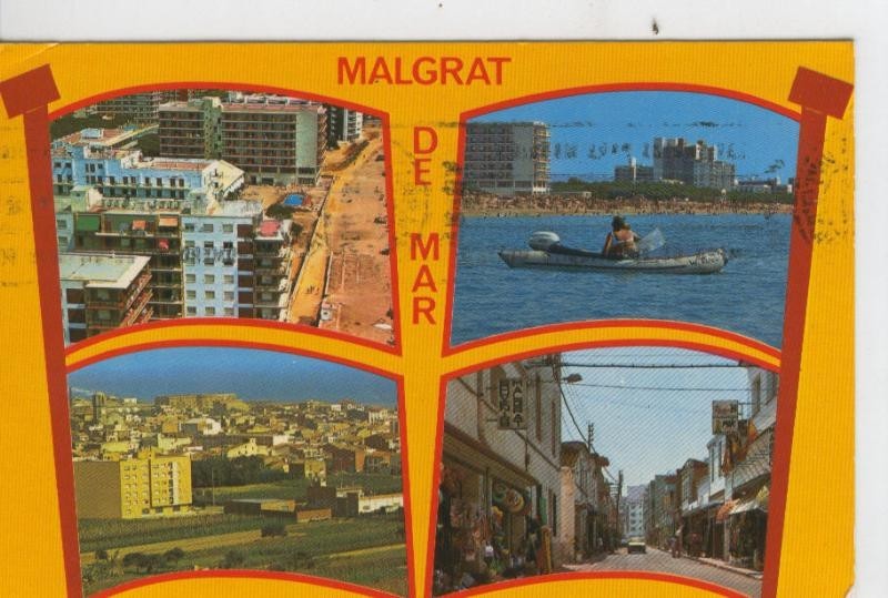 Postal 07504 : Vistas de  Malgrat de Mar, Barcelona