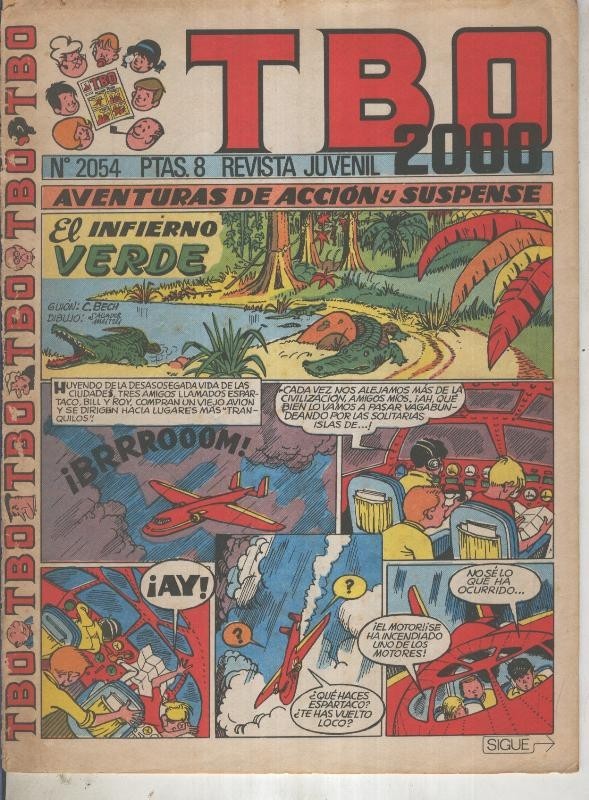 TBO 2000 numero 2054: El infierno verde (salvador mestre)