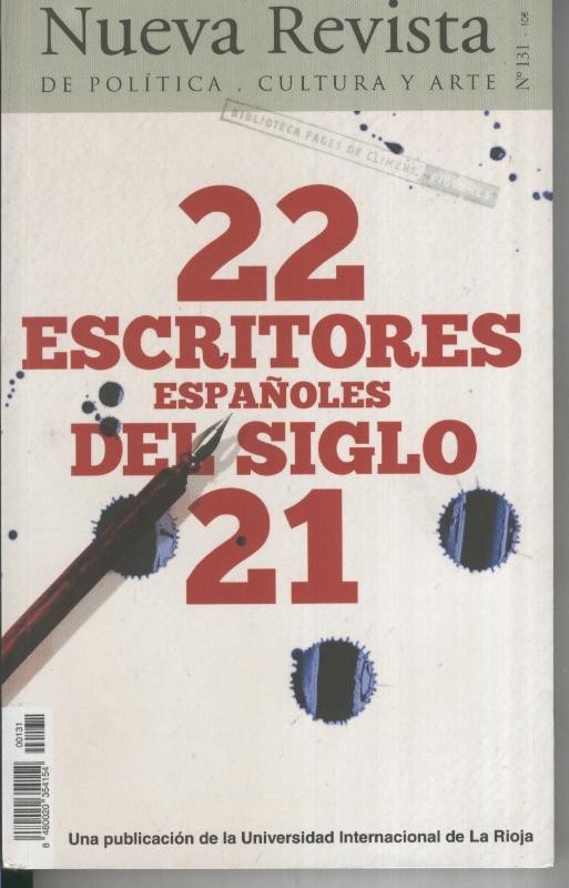 Veintidos escritores del siglo 21