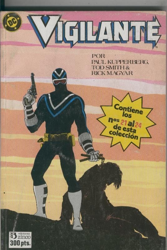 Vigilante retapado 21 al 24 (numerado 3 en trasera)