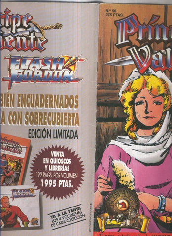 El Principe Valiente de Ediciones B numero 50 (numerado 3 en trasera)