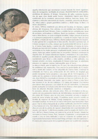 El viaje de Cousteau por el amazonas, fasciculo paginas 017 a 032
