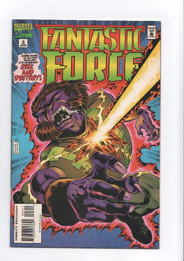 FANTASTIC FORCE, Vol.1 Numero 03: Seek and ye shall find (Marvel 1995)