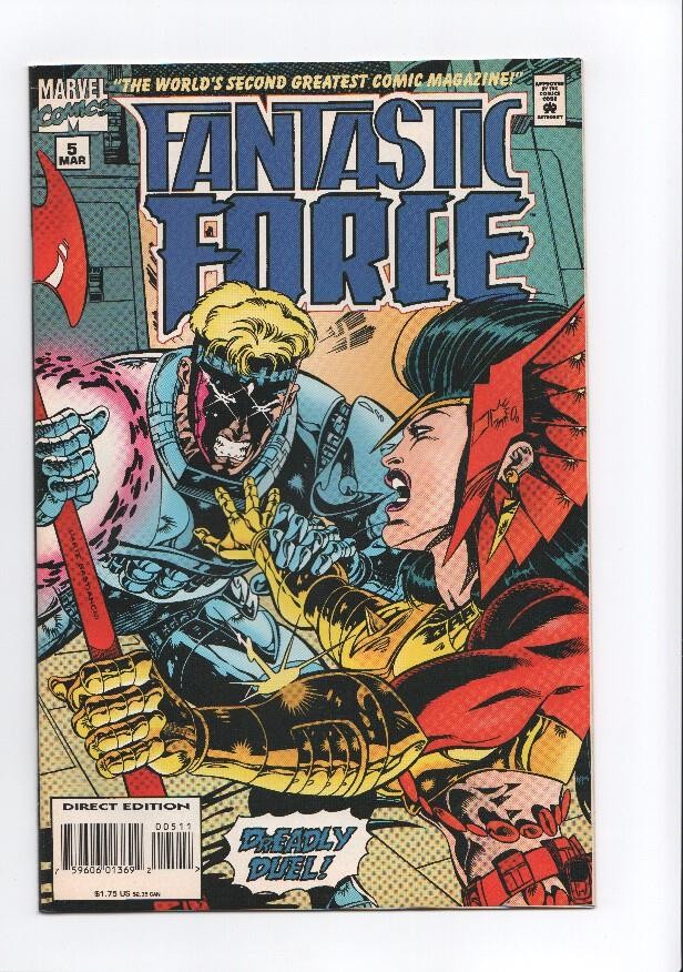 FANTASTIC FORCE, Vol.1 Numero 05: Face of Evil (Marvel 1995)