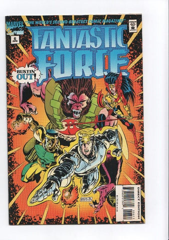 FANTASTIC FORCE, Vol.1 Numero 06: Streets of Fire, Hearts of Rage (Marvel 1995)