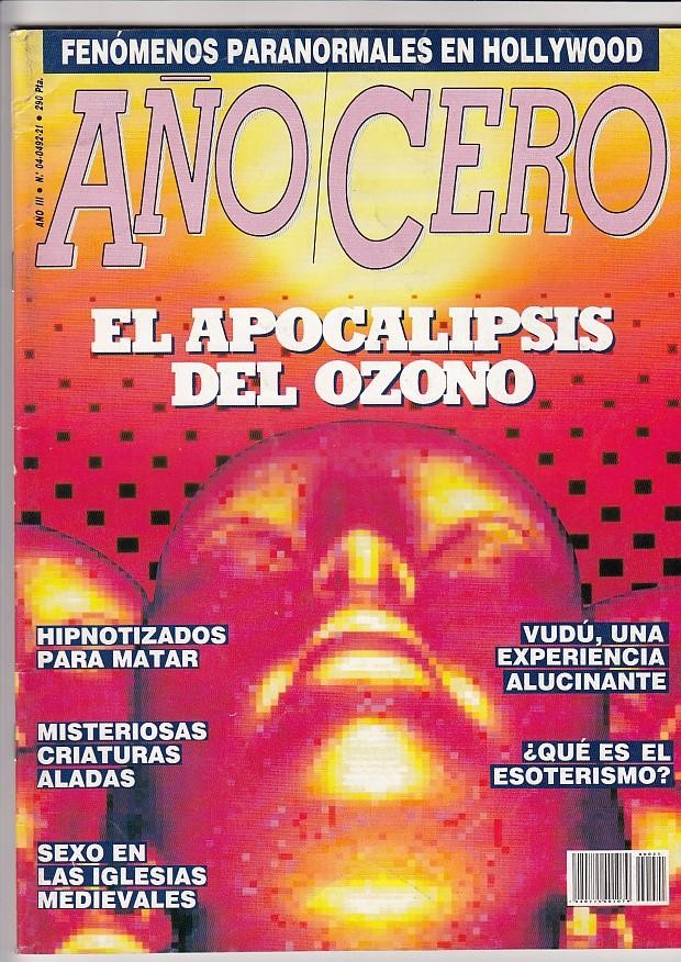 AÑO CERO  numero 21. El apocalipsis del ozono