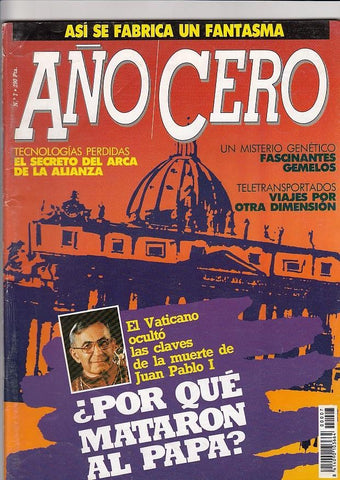 AÑO CERO  numero 07. Asi se fabrica un fantasma