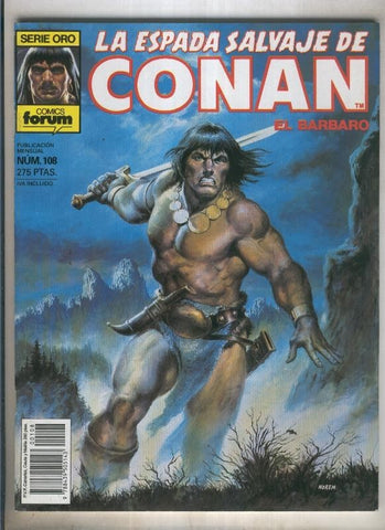 La espada de conan el barbaro numero 108
